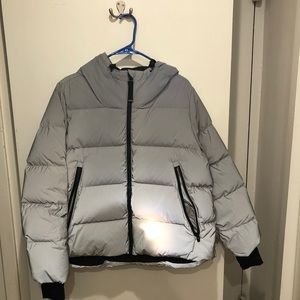 Athleta snow down reflective jacket!